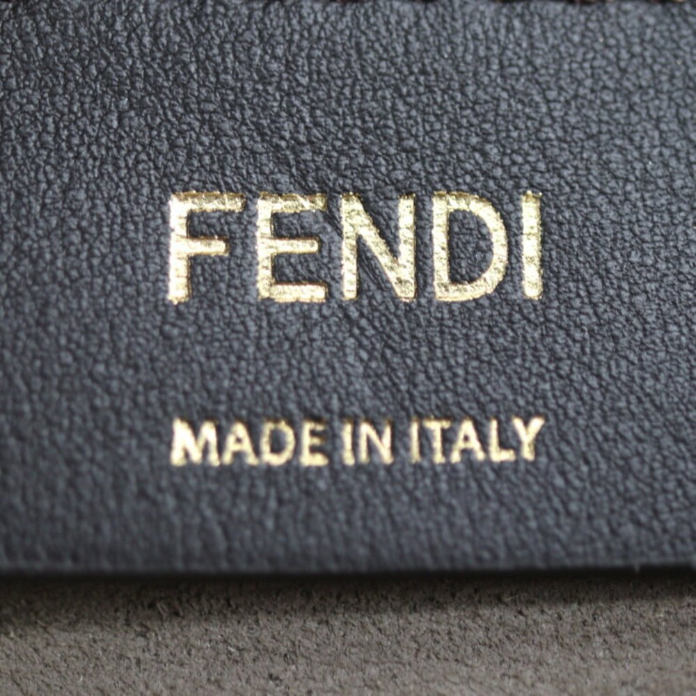 FENDI Fendi Mon Tresor Shoulder Bag 8BT298 Leather Bordeaux x Light Purple Wh... - Picture 8 of 9